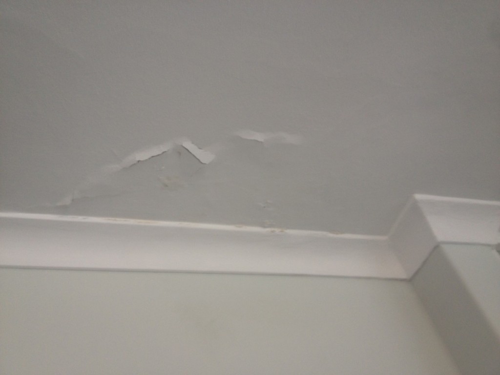 cracks in our ceiling